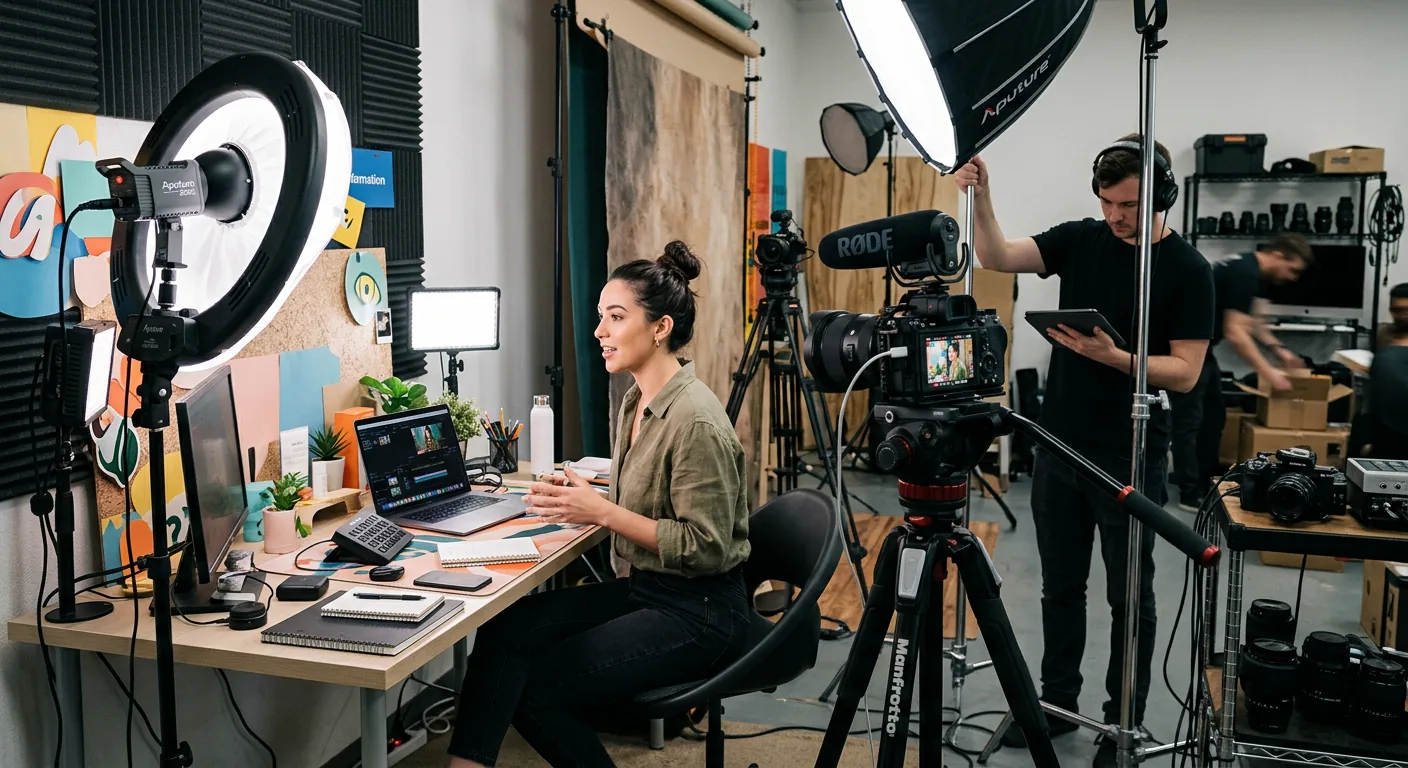 Production de contenu créatif pour campagne TikTok Ads à budget limité